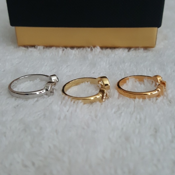 New Coach Tri-Tone Letter Rings - Picture 5 of 7